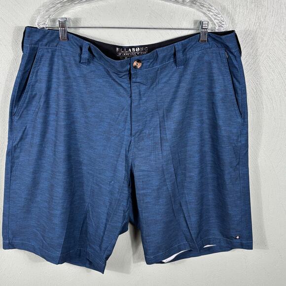 Billabong For Land and Water Platinum X Stretch Men Size 38 Blue Summer Shorts - Picture 8 of 9